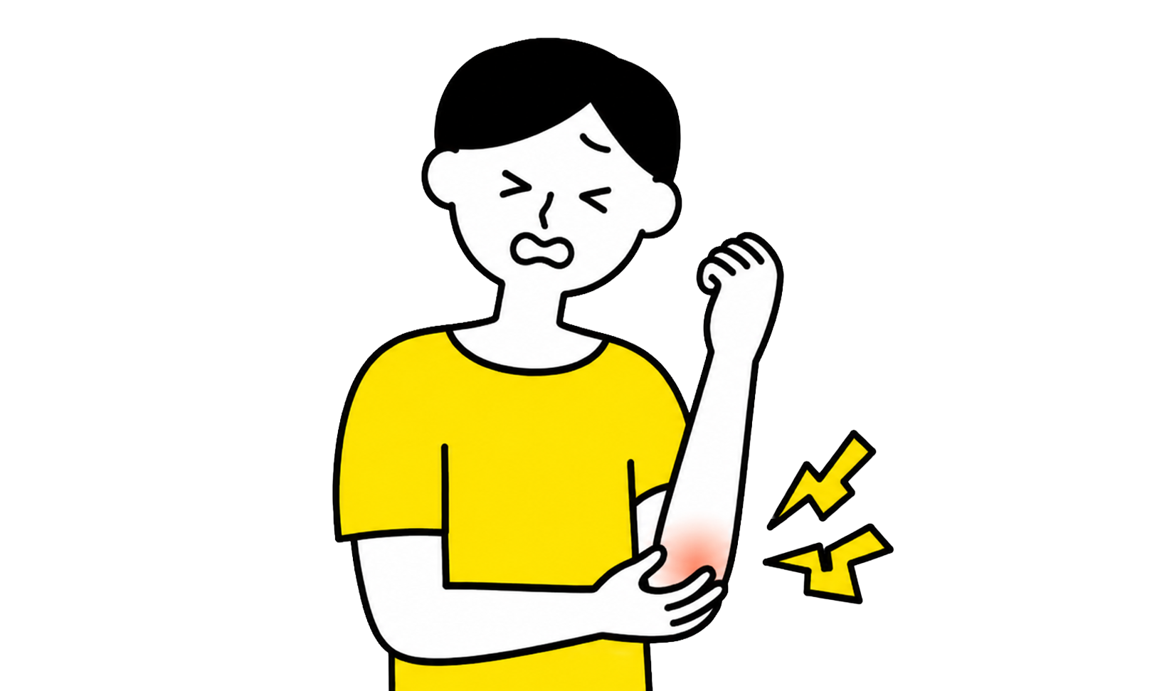 肘の内側の痛み（内側上顆炎・ゴルフ肘）)